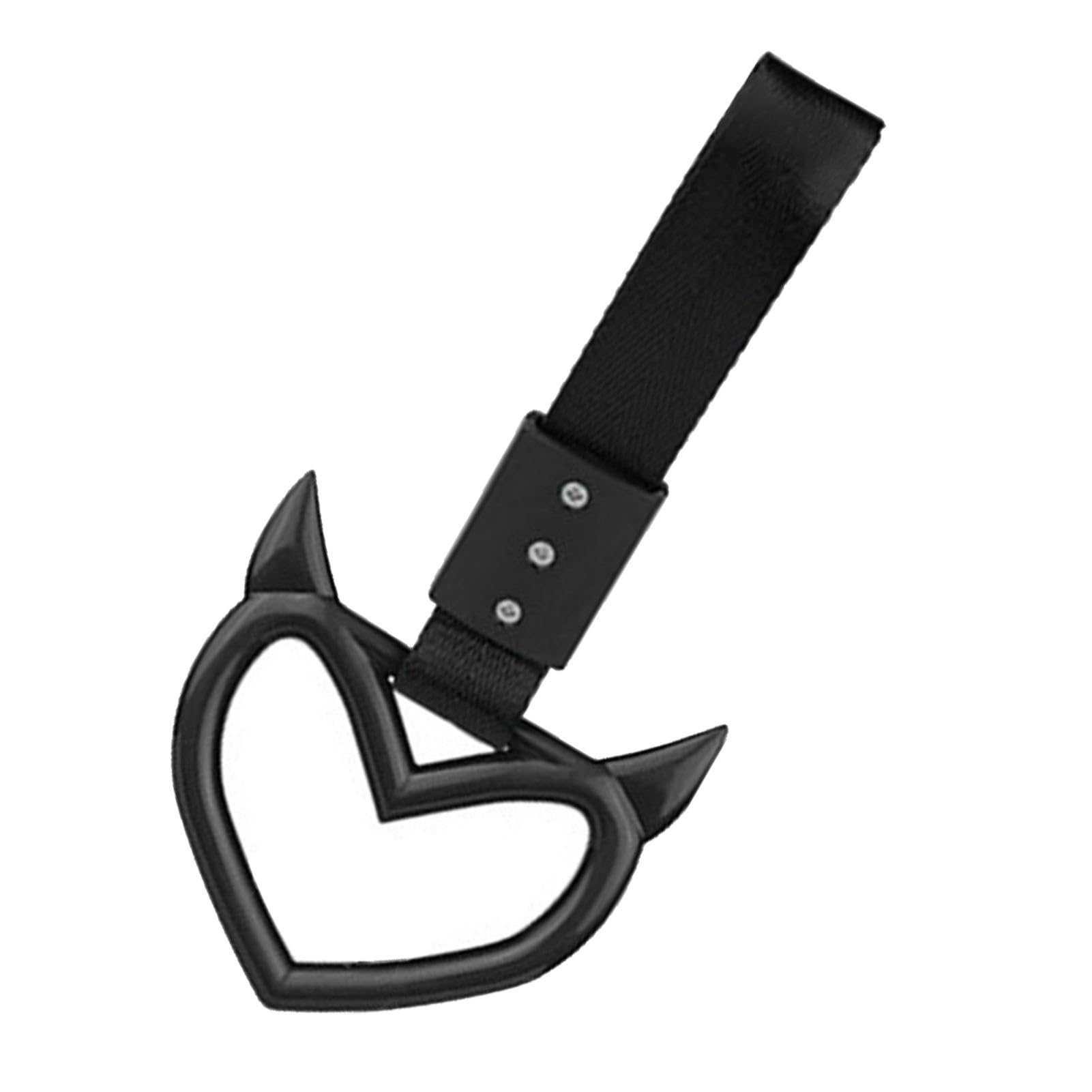 demaxiyad Handschlaufe Drift für Auto – Ring Teufel herzförmige Auto-Handschlaufe | einfach zu installierende Auto-Griffgurte Drift Charm, Innen- und Außendekoration von demaxiyad