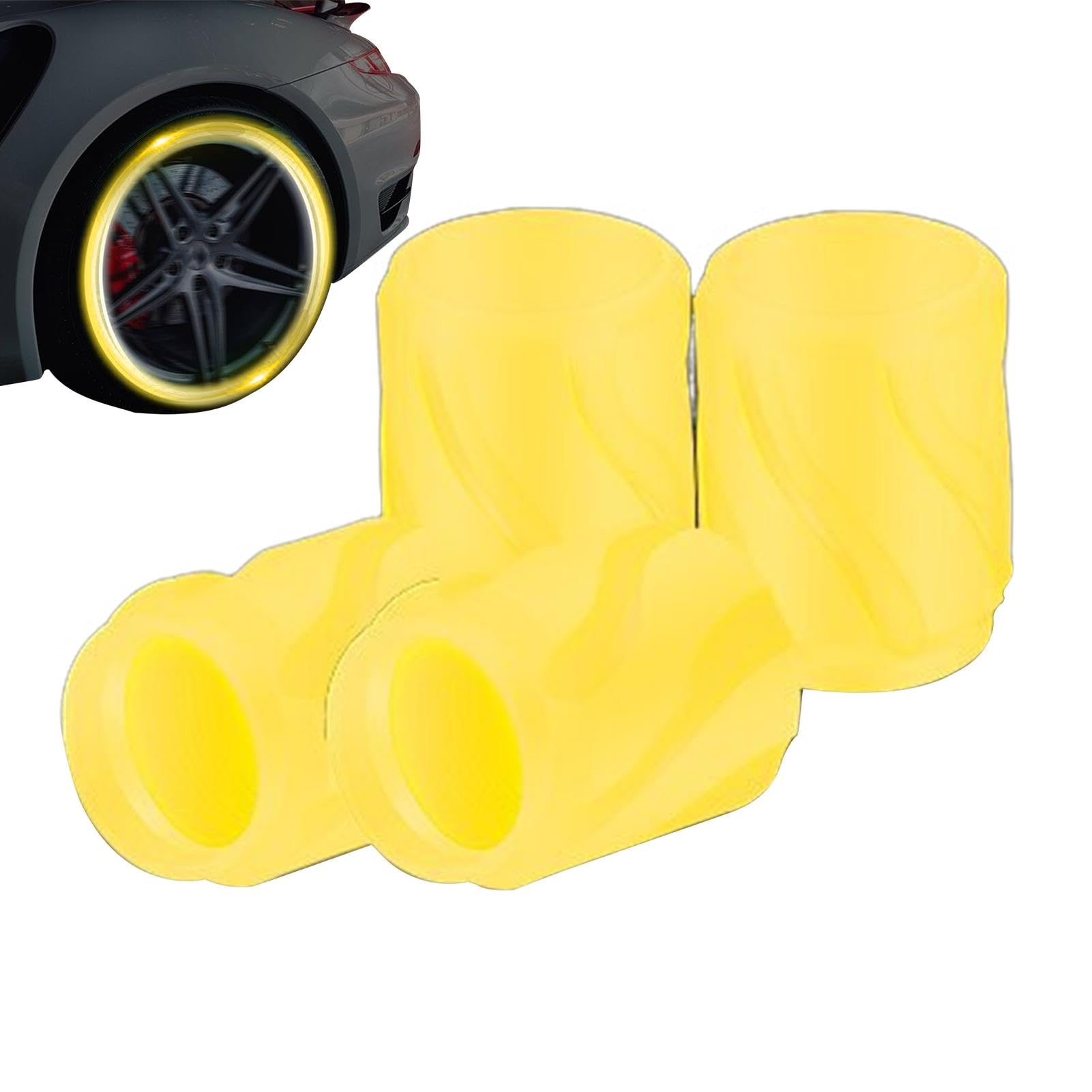 demaxiyad Ventilkappen, Motorrad-Glühen, 4 x Reifenventilkappen, Dekorationszubehör, Reifenluftkappen, Radventil-Reifen-Luftabdeckung, Reitrad-Zubehör demaxiyad Ventilkappen, Motorrad-Glühen, 4 x Reifenventilkappen, Dekorationszubehör, Reifenluftkappen, Radventil-Reifen-Luftabdeckung, Reitrad-Zubehör von demaxiyad