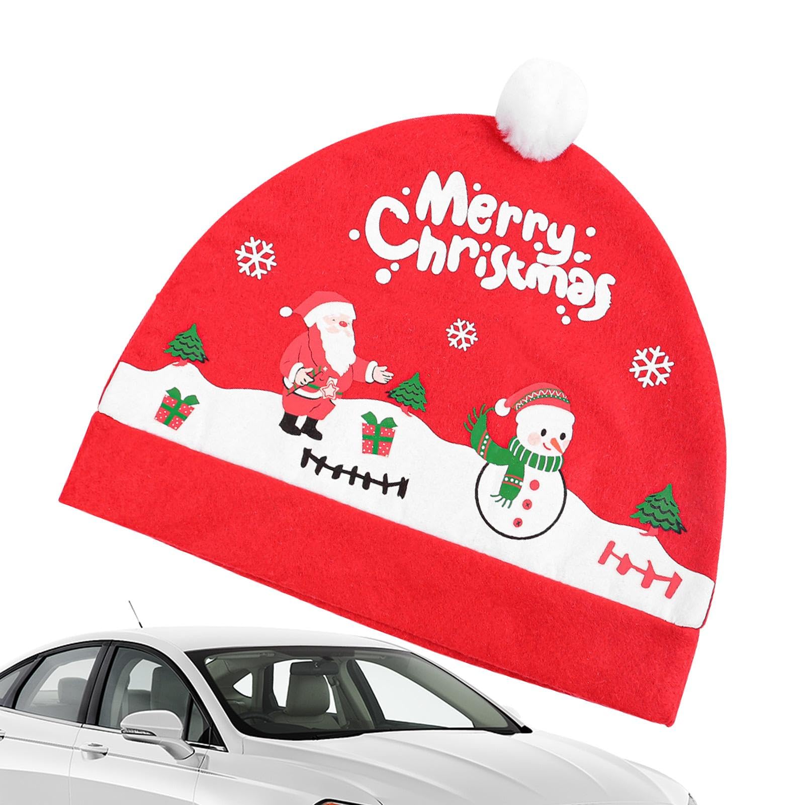 demaxiyad Weihnachts-Kopfstützenbezug, Autositz-Kissenbezug, festliche Atmosphäre, Kopfstützenkissenbezug für Rückenlehnenkissen demaxiyad Weihnachts-Kopfstützenbezug, Autositz-Kissenbezug, festliche Atmosphäre, Kopfstützenkissenbezug für Rückenlehnenkissen von demaxiyad