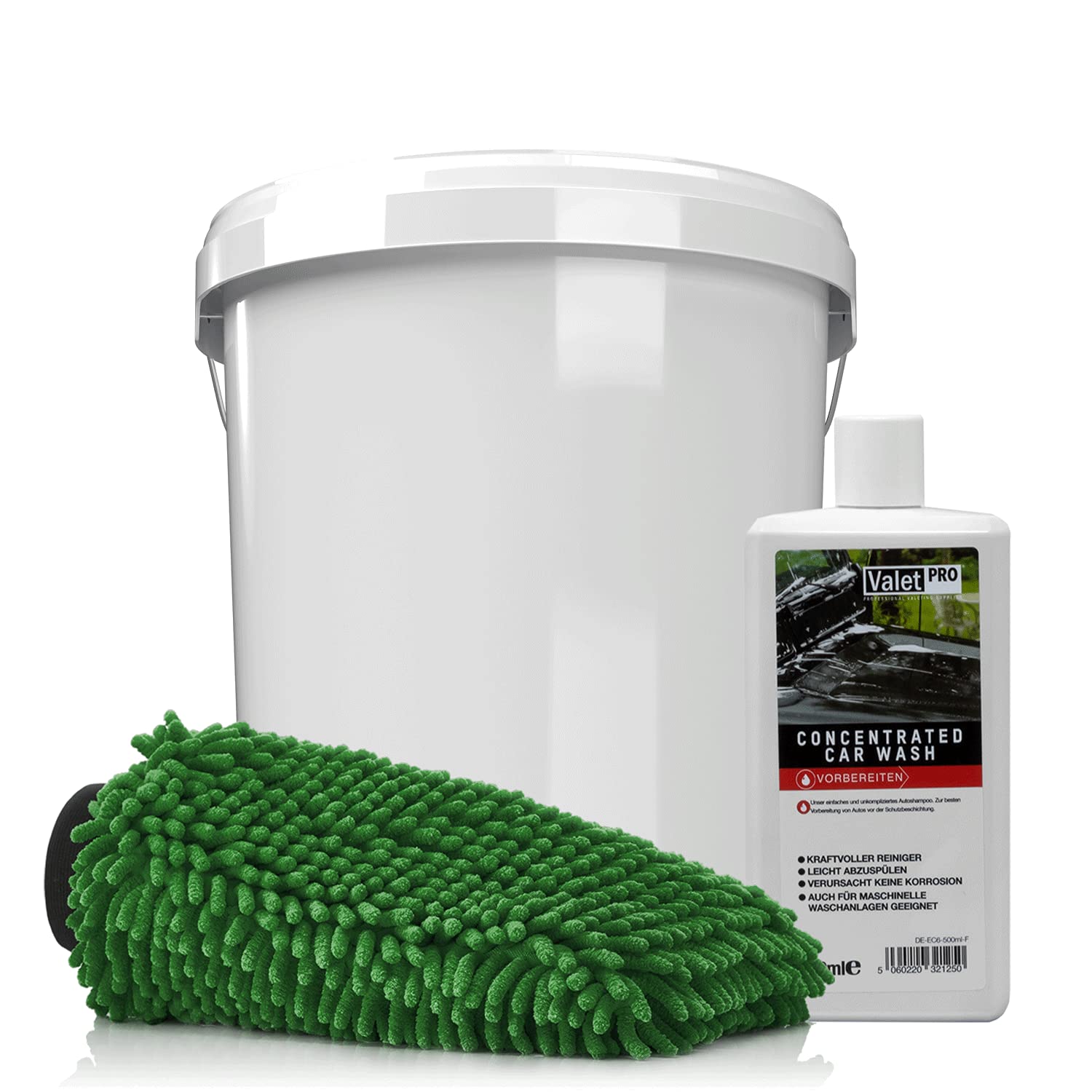 detailmate Auto & Motorrad Wasch Set: ValetPRO Concentrated Car Wash 500ml Autoshampoo + Wascheimer mit passendem Deckel + Mikrofaser Chenille Waschhandschuh detailmate Auto & Motorrad Wasch Set: ValetPRO Concentrated Car Wash 500ml Autoshampoo + Wascheimer mit passendem Deckel + Mikrofaser Chenille Waschhandschuh von detailmate