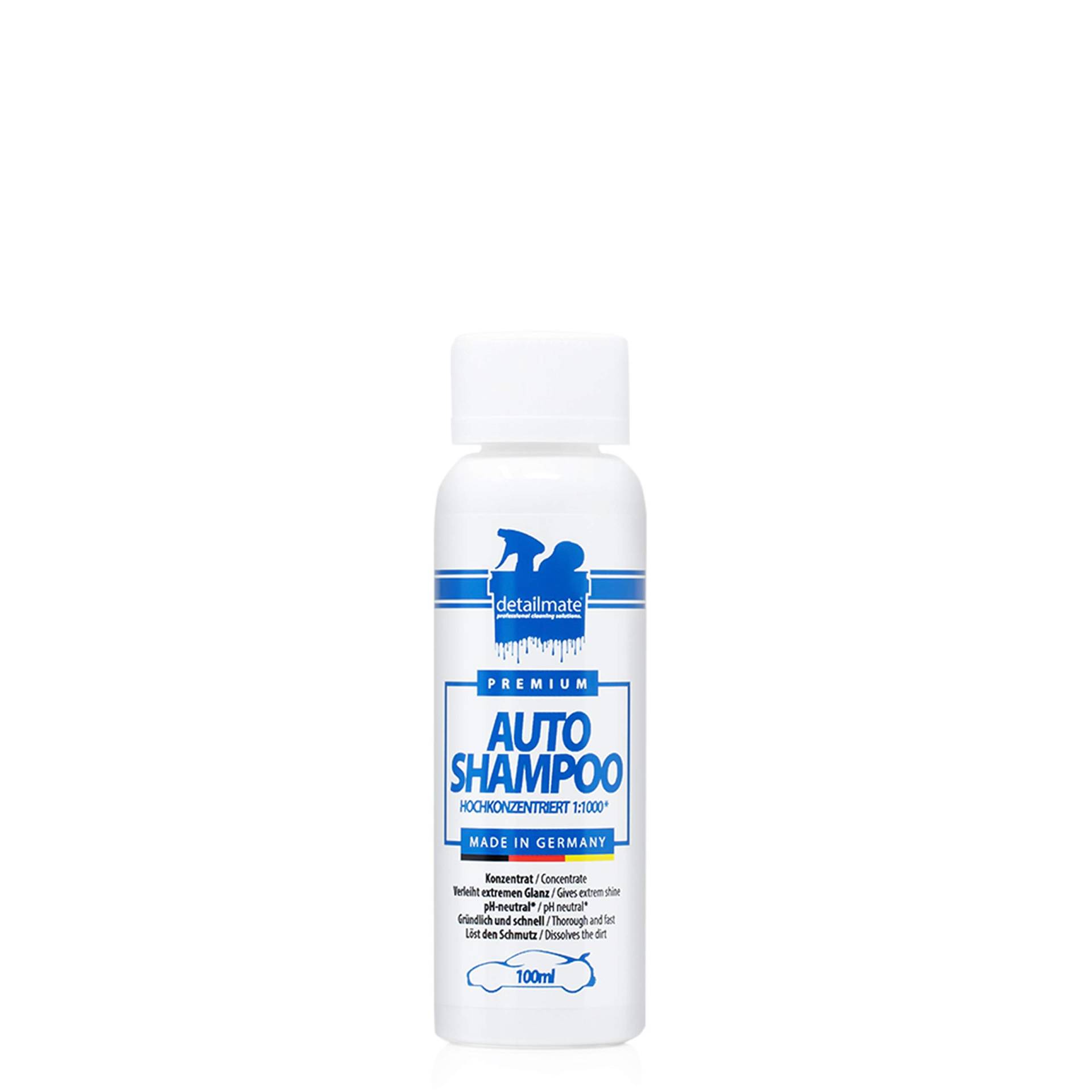 detailmate Autoshampoo - Konzentat - pH neutral - hochschäumend - extremer Glanz - 100 ml detailmate Autoshampoo - Konzentat - pH neutral - hochschäumend - extremer Glanz - 100 ml von detailmate