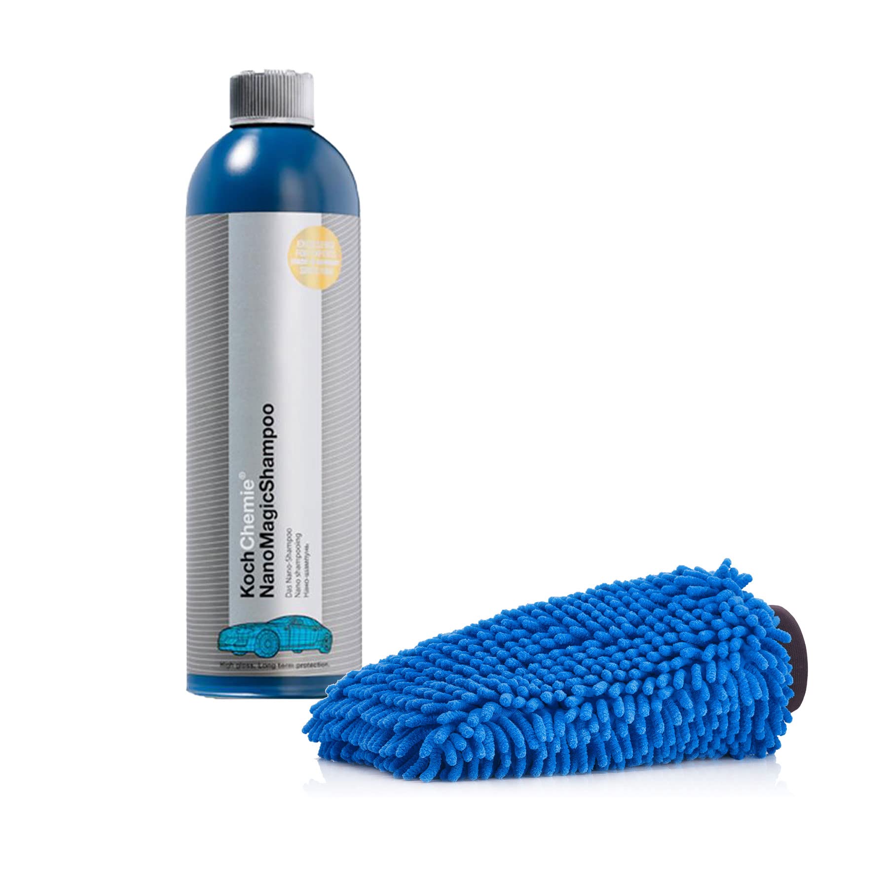 detailmate Autowäsche Set: Koch Chemie Nano Magic Shampoo 750ml + Waschhandschuh Chenille von detailmate