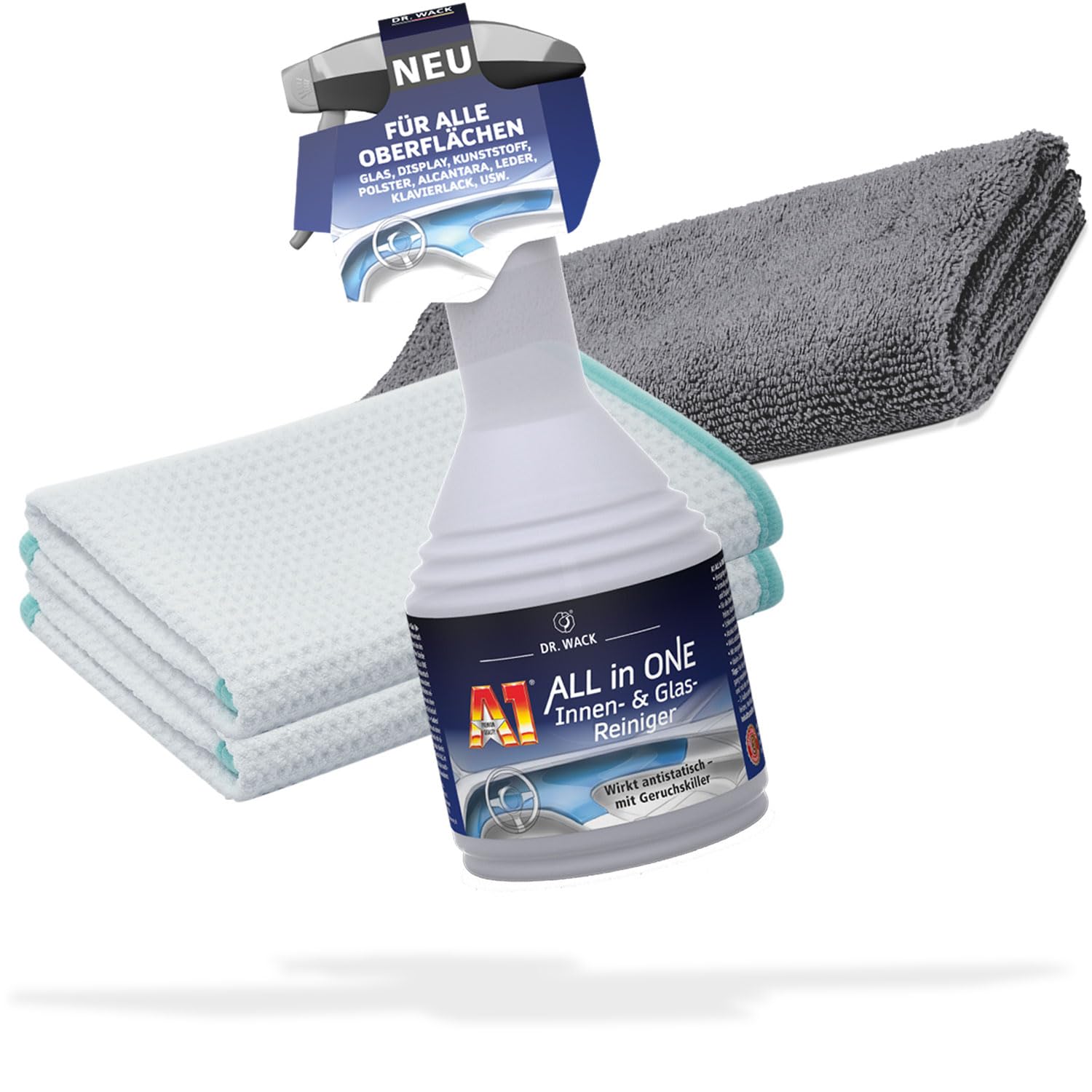 detailmate Dr. Wack Glasreiniger Set: Dr.Wack A1 All in One Innen-& Glas Reiniger 500ml + DPremium Mikrofasertuch 320GSM Mikrofaser Waffeltuch | Auto Scheibenreinigung detailmate Dr. Wack Glasreiniger Set: Dr.Wack A1 All in One Innen-& Glas Reiniger 500ml + DPremium Mikrofasertuch 320GSM Mikrofaser Waffeltuch | Auto Scheibenreinigung von detailmate