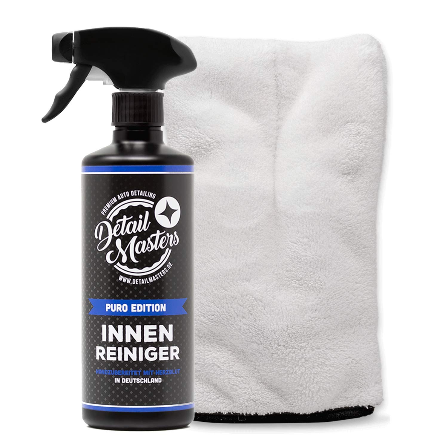 detailmate Innenraumreiniger Set: Detailmasters Innenreiniger 500ml Mikrofaser Präzisionshandschuh 1000GSM detailmate Innenraumreiniger Set: Detailmasters Innenreiniger 500ml Mikrofaser Präzisionshandschuh 1000GSM von detailmate