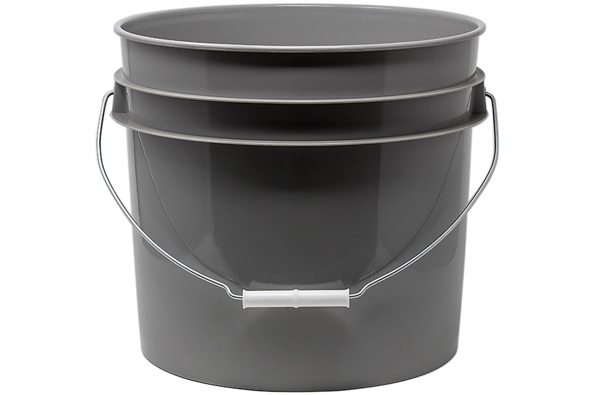 detailmate Wash Bucket in 3,5 Gallonen grau ohne Aufdruck, passend für Grit Guard Eimereinsatz, Grit Guard Washboard sowie Gamma Seal Lids (3.5 Gallonen g) von detailmate