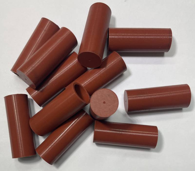Protection Force Flache Endkappe für 13 mm 17/32 Zoll Außendurchmesser (20 Stück) Rohrpfosten Rohrendabdeckung Schraubengewindeschutz Lackabdeckung Hochtemperatur und wiederverwendbarer Gummi von dexierp