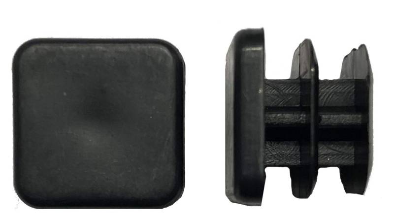 dexierp 1/2 Zoll (10er Pack) Vierkantrohr Kunststoffeinsatzstopfen, Schlauchpfosten-Endkappe, Stuhlgleiter von dexierp