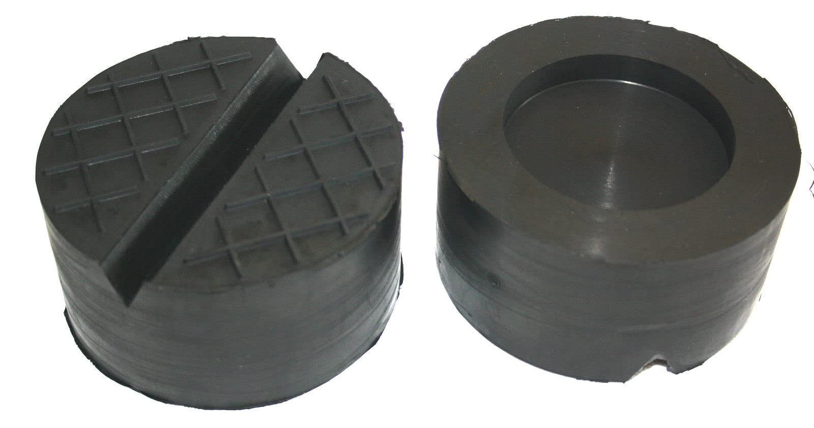 Gummiauflage für Wagenheber Hebebühnen Gummi-Klotz-Block-Unterlage-Puffer (100x50VNA) von dilou