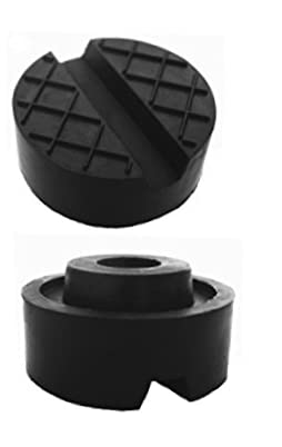 Gummiauflage für Wagenheber Hebebühnen Gummi-Klotz-Block-Unterlage-Puffer (65x33mm) von dilou
