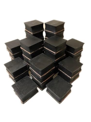 Karton (42 Stück) (0,25€/Stück) Gummi-Klötze Größe 45x45x23mm Auflagen-Puffer-Unterlage z.Bsp. Wagenheber Hebebühnen und vieles mehr von dilou