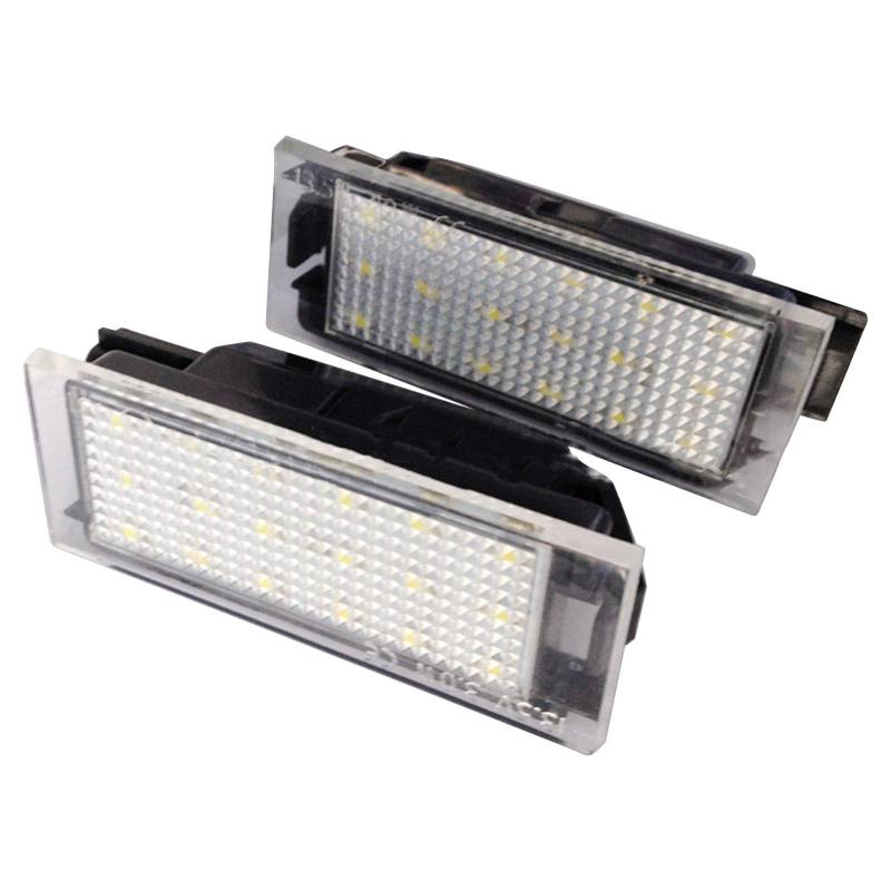 LED-Kennzeichenbeleuchtung für R-enault Clio Laguna Megane Twingo 8200480127, 265108474R, Weiß, 2 Stück von dinae