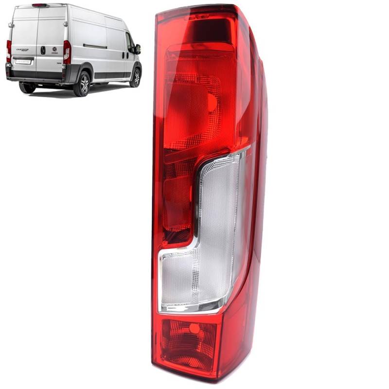 dmSJEr Auto Rücklicht Set Compatible für Citroen Jumper FIAT Ducato Peugeot Boxer 1612401680 1380672080 71778510 2014 Auto Linke und Rechte Rücklichter Bremslicht Signal und Lenkung von dmSJEr