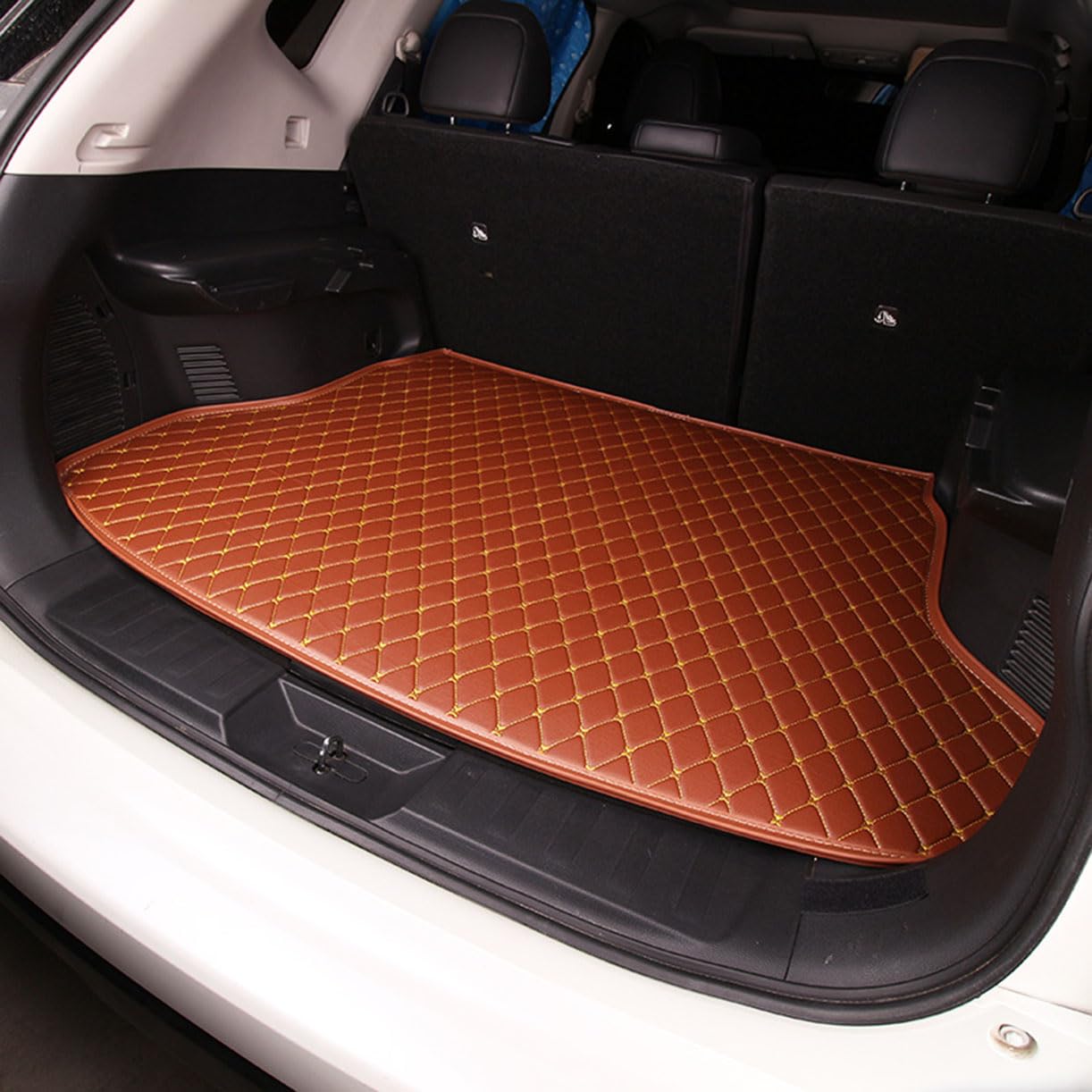 Kofferraummatte,Kofferraumauskleidung,Kofferraumzubehör,für Saab 9-3 Sedan 2002-2014,D-Quilted Brown Kofferraummatte,Kofferraumauskleidung,Kofferraumzubehör,für Saab 9-3 Sedan 2002-2014,D-Quilted Brown von dnofowl