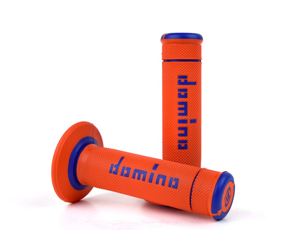 Griffe Satz Domino A190 Off-Road orange/blau Griffe Satz Domino A190 Off-Road orange/blau von DOMINO