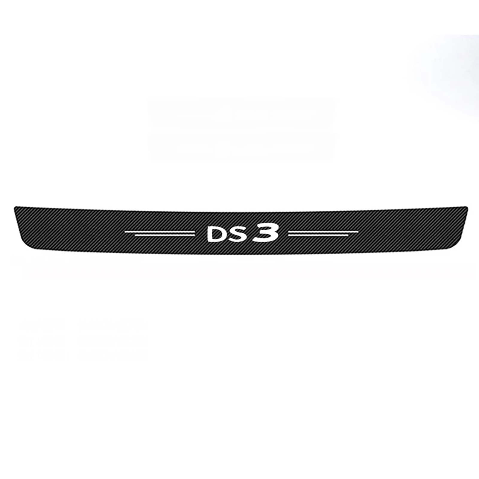 Auto Heckstoßstangenschutz, für Citroen DS3 Kohlefaser Stoßstangenschutz Anti-Scratch Abrieb Ladekantenschutz Kofferraum Zubehör,A Auto Heckstoßstangenschutz, für Citroen DS3 Kohlefaser Stoßstangenschutz Anti-Scratch Abrieb Ladekantenschutz Kofferraum Zubehör,A von dsetryj