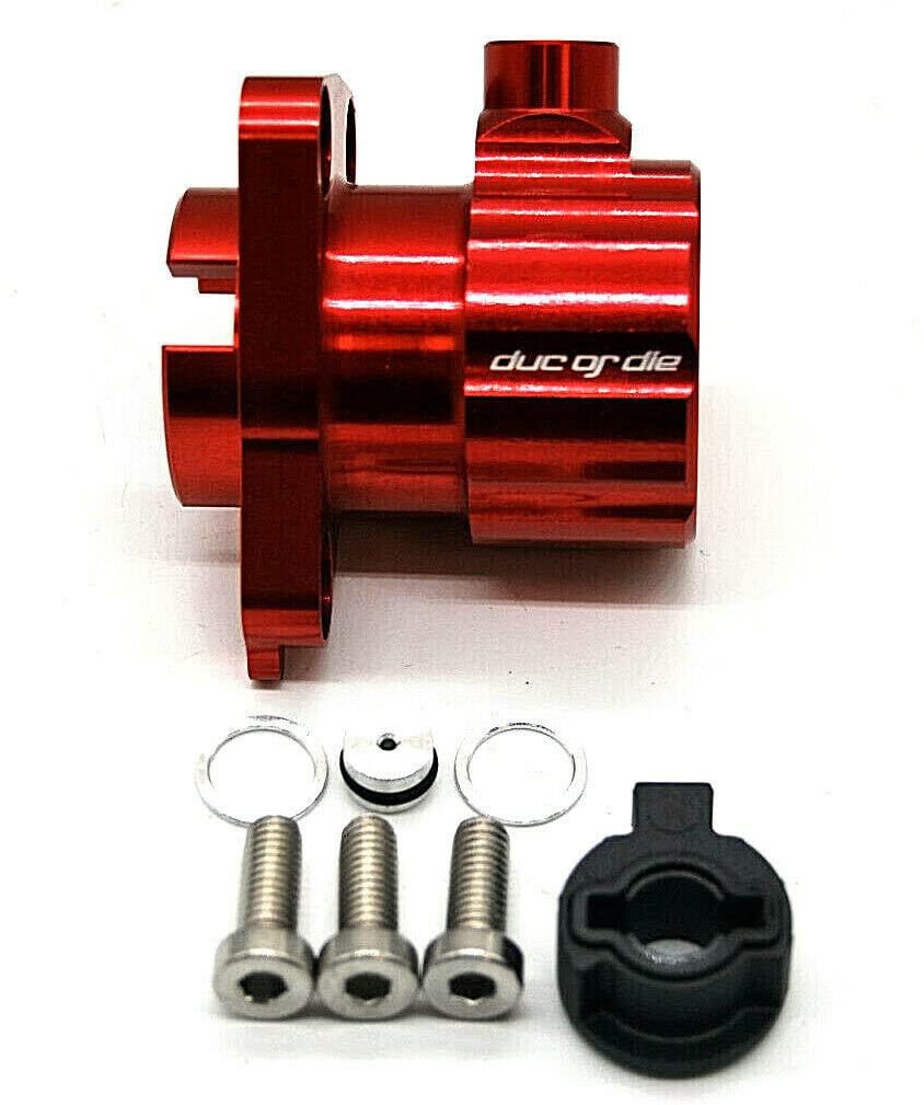 NEU Kupplungsdruckzylinder Kupplungsnehmerzylinder Kupplung 1991- (rot) FÜR DUCATI von duc or die