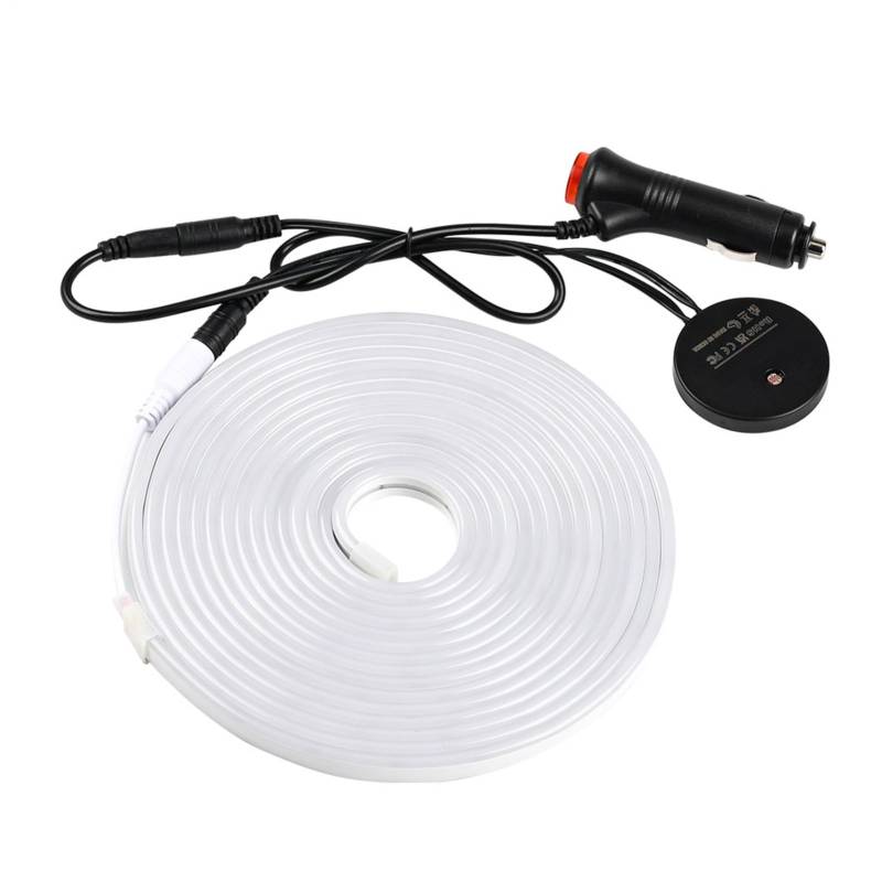Dzqad Dynamic Flowing Car Trunk Light Strip, Automatischer Sensor Tail Box Light Strip, Car Interior Led Strips Lights (Gelb) von dzqad