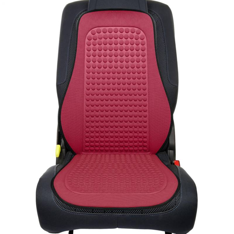 dzqad Dakdad Gekühlter Sitzbezug Fürs Auto, Belüfteter Autositzbezug, Kühlende Autositzbezüge, Atmungsaktives Belüftetes Sitzkissen, Rot von dzqad
