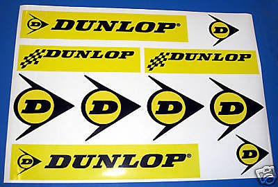 Dunlop retro rallye rennen auto motorrad aufkleber Dunlop retro rallye rennen auto motorrad aufkleber von Other