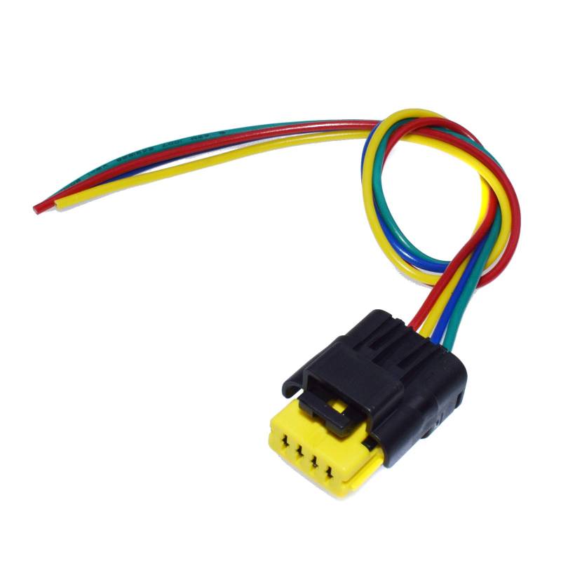 eGang Auto Neue Kraftstoffpumpe Kabel Kabelbaumstecker 4-polig Für 8201348602,172025557R, 241105468R Master III von Jumbo Auto Parts
