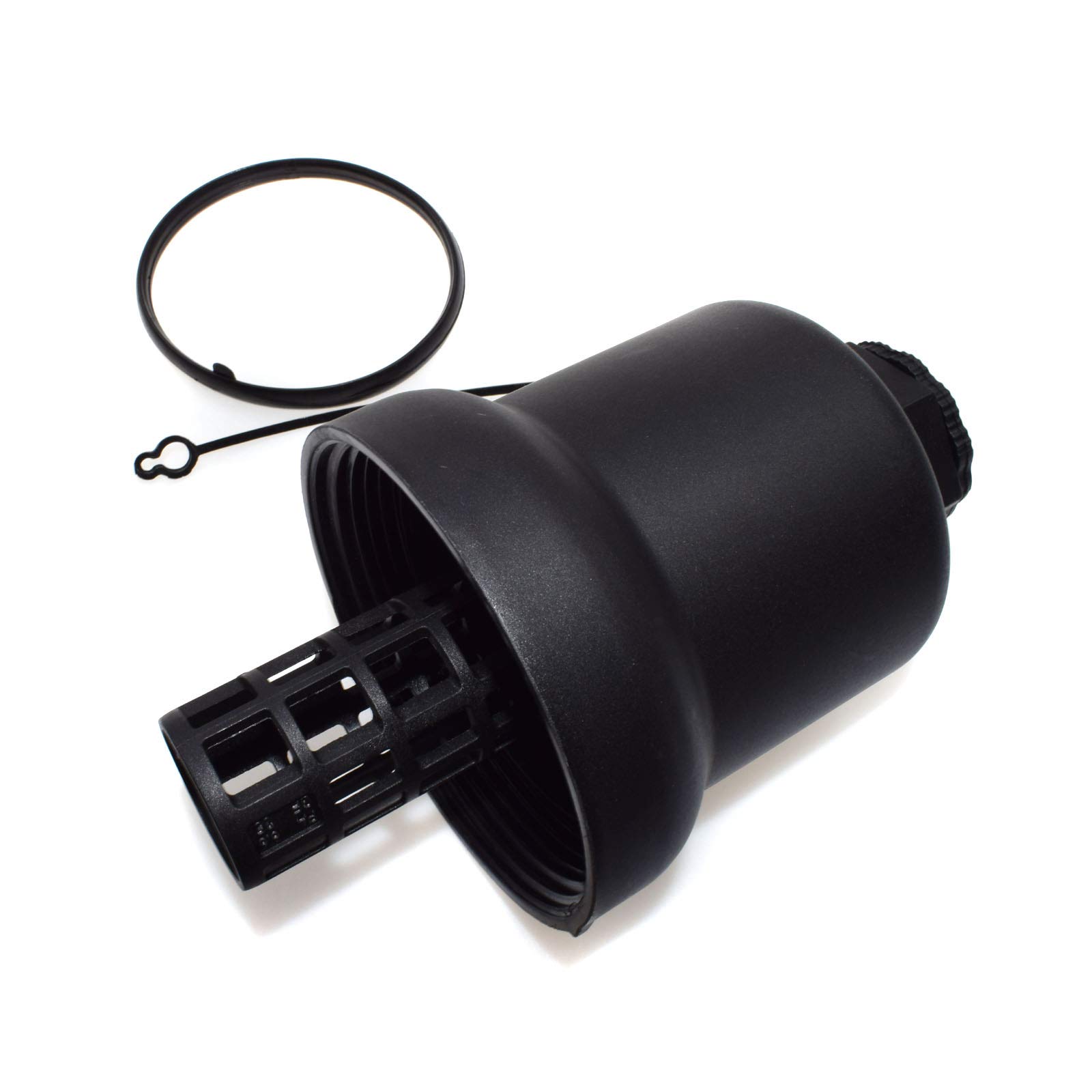 eGang Auto Ölfilter-Abdeckung 917-049 & 06D115408B für VWS GTI Golf Eos Jetta Passat Audis A4 / TT Quattro 2005 2006 2007 2008 2010 2011 2012 2013 von eGang Auto
