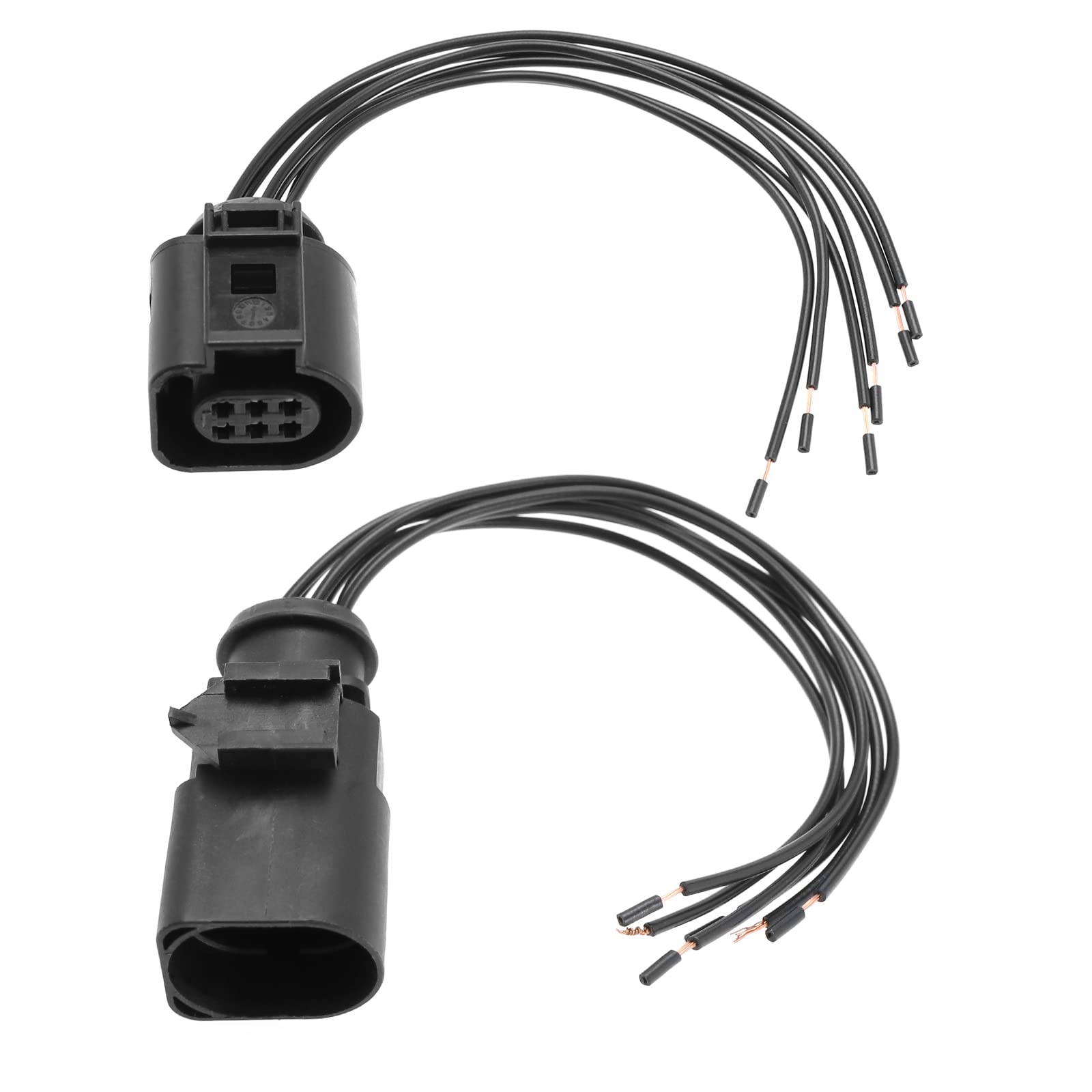eMagTech 2 STK 6-polige Kabelbaumbuchse 1J0973713 Stecker Steckdose Verkabelung Reparaturkabelbaum Autoteile 13,5 cm 0,50 Mm² Kabelquerschnitt 1 Stecker & 1 Buchse eMagTech 2 STK 6-polige Kabelbaumbuchse 1J0973713 Stecker Steckdose Verkabelung Reparaturkabelbaum Autoteile 13,5 cm 0,50 Mm² Kabelquerschnitt 1 Stecker & 1 Buchse von eMagTech