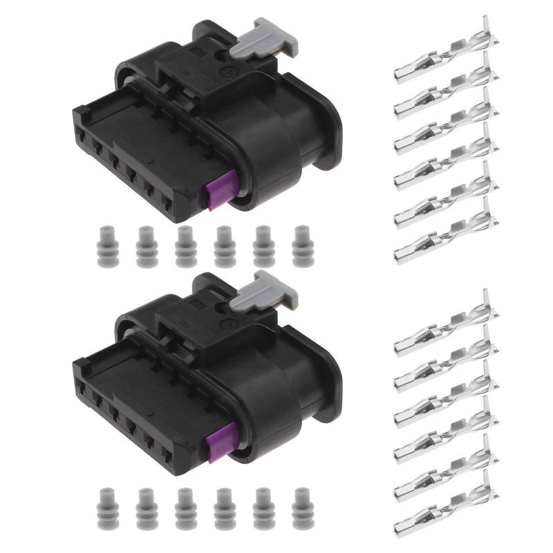 eMagTech 2x 6 Pin Auto Rücklicht Rücklicht Stecker Stecker Anschluss 6113235993 Kompatibel mit BMW 1 2 3 4 Serie F20 F21 F22 F23 F28 M2 F30 F31 F32 F33 F36 6 Pin In Electrical Verbinder von eMagTech