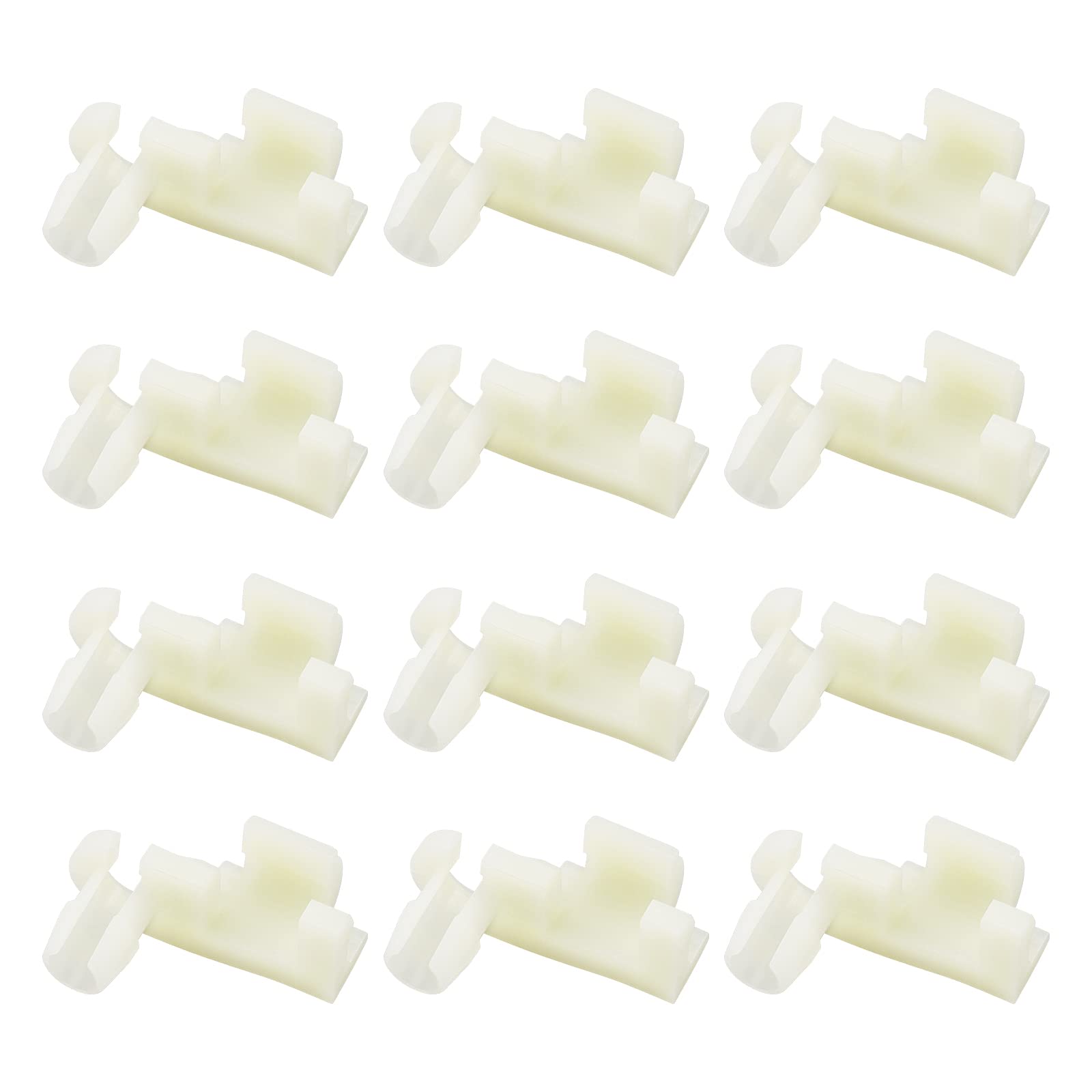 eMagTech 30 STÜCKE Auto Rechte Türschloss Stange Clips Verschluss Halteclip 6521952a 98153251 16607593 Kfz-Ersatzteile Kunststoff Beige von eMagTech