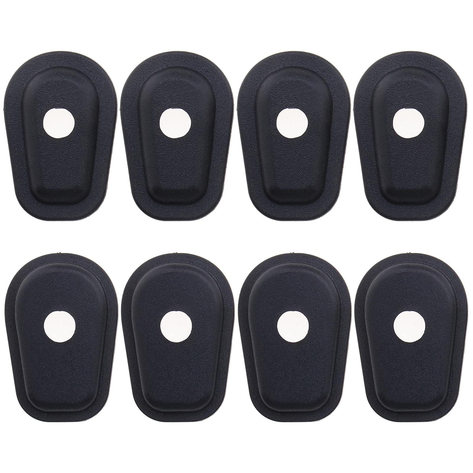 eMagTech 8 Stück Motorrad Blinker Adapter Vorne Hinten Schwarz Kompatibel mit Kawasaki ZX6R ZX7R ZX9R ZX12R eMagTech 8 Stück Motorrad Blinker Adapter Vorne Hinten Schwarz Kompatibel mit Kawasaki ZX6R ZX7R ZX9R ZX12R von eMagTech