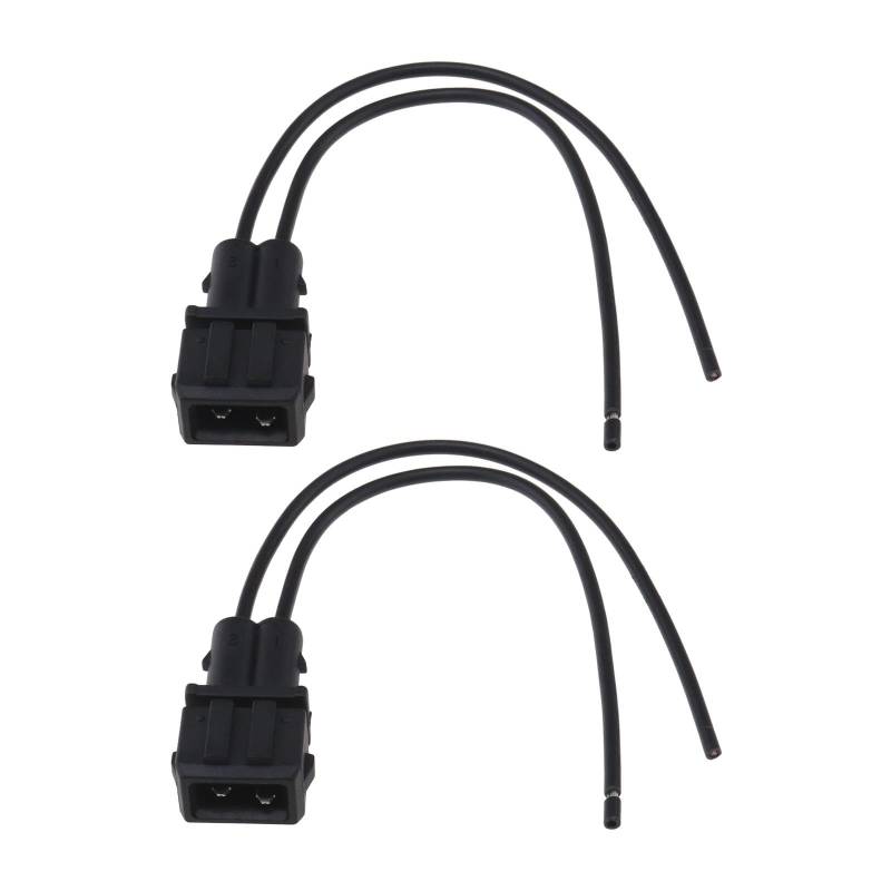 eMagTech 1 x 2-poliger Männlicher Kfz Wasserdichter Adapter Reparaturstecker Kabelbaum kompatibel mit VW, kompatibel mit Skoda, kompatibel mit Seat 357972762 von eMagTech