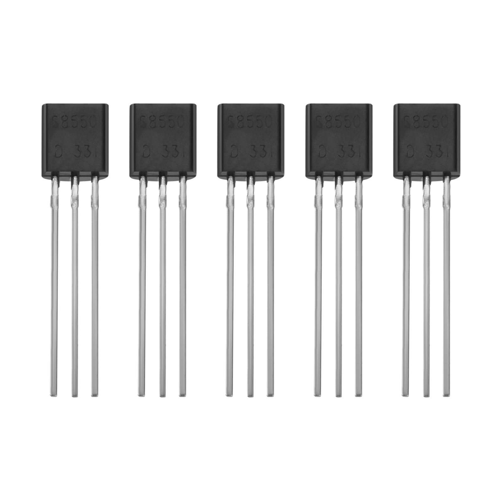 eMagTech 100 Stück S8550 PNP-Transistoren TO-92 Triodentransistoren mit Geringem Stromverbrauch für Elektronische Heimwerkerprojekte Mikrowellen-Kommunikationsschaltkreise Ladeschaltkreise eMagTech 100 Stück S8550 PNP-Transistoren TO-92 Triodentransistoren mit Geringem Stromverbrauch für Elektronische Heimwerkerprojekte Mikrowellen-Kommunikationsschaltkreise Ladeschaltkreise von eMagTech