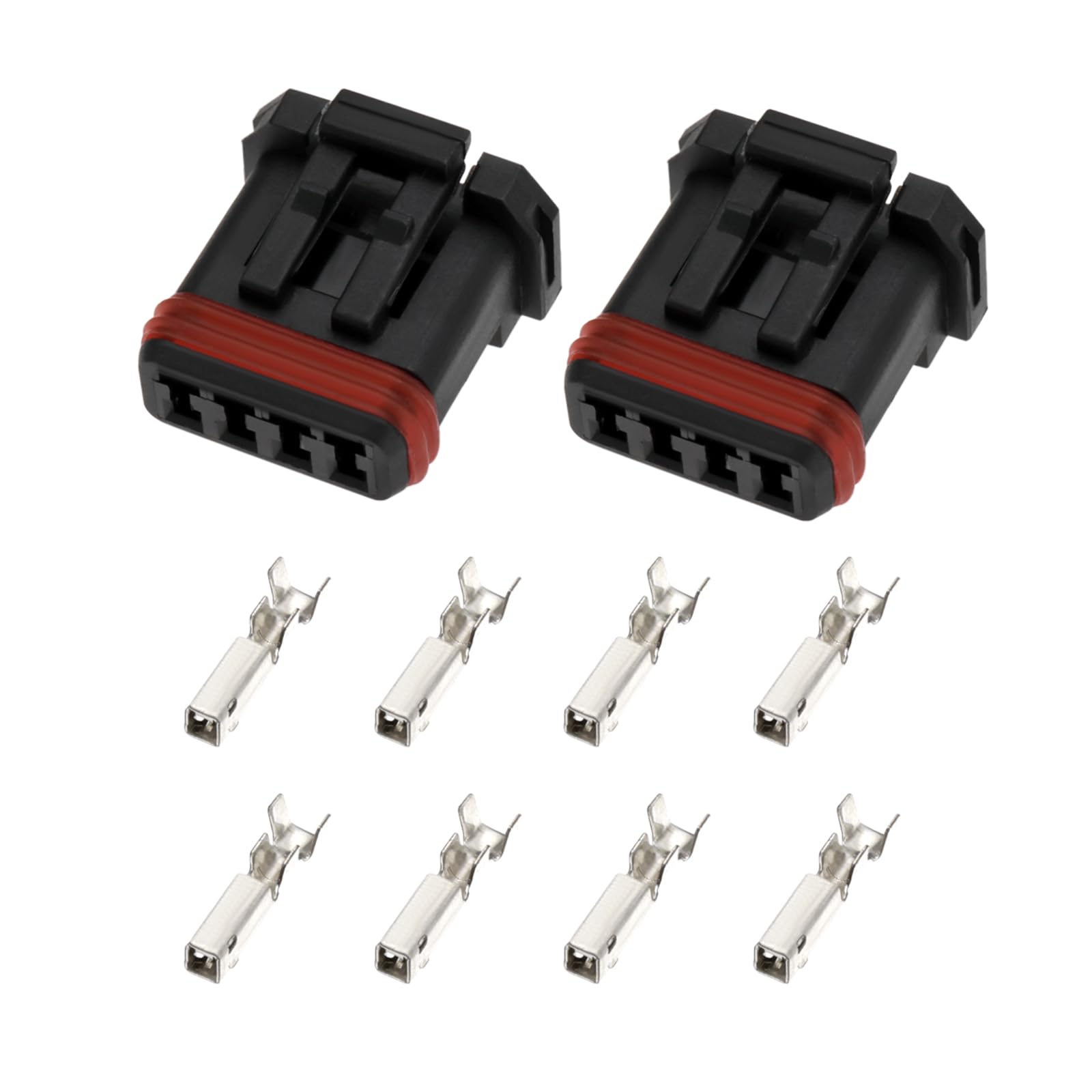 eMagTech 2 Stück 4 poliger Stecker mit Anschlussstiften 72908-11 OEA JAE MX1900 Lenkerverkabelung 4 adriger Stecker Kompatibel mit H-Arley Davidson MX19004S51 eMagTech 2 Stück 4 poliger Stecker mit Anschlussstiften 72908-11 OEA JAE MX1900 Lenkerverkabelung 4 adriger Stecker Kompatibel mit H-Arley Davidson MX19004S51 von eMagTech