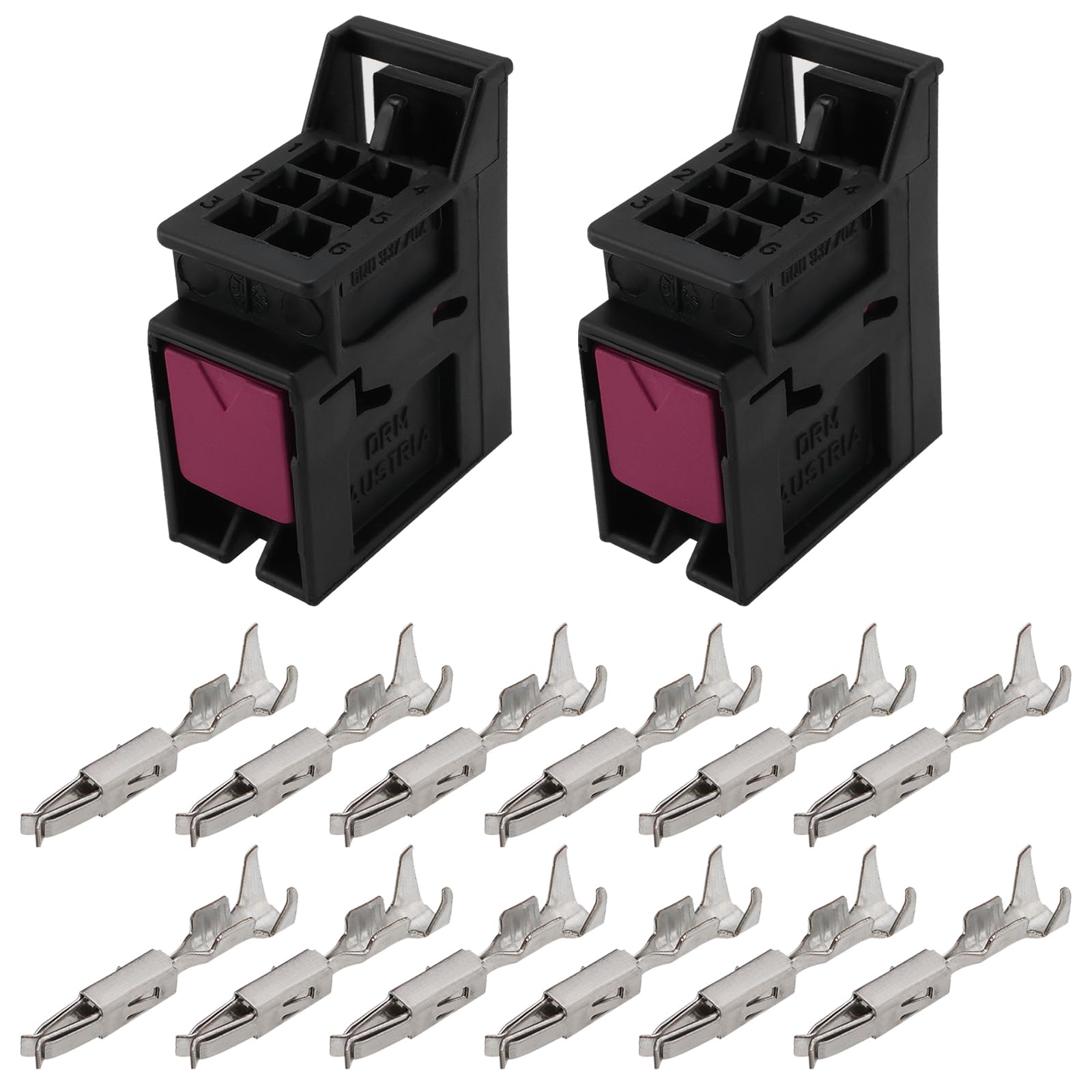 eMagTech 2 Stück Anschlussstecker für Rücklicht 6-poliger Anschlussstecker für Rücklicht Kabelstecker für Auto-Rücklicht Stecker mit Klemme Kompatibel mit Audi A1 Q3 eMagTech 2 Stück Anschlussstecker für Rücklicht 6-poliger Anschlussstecker für Rücklicht Kabelstecker für Auto-Rücklicht Stecker mit Klemme Kompatibel mit Audi A1 Q3 von eMagTech