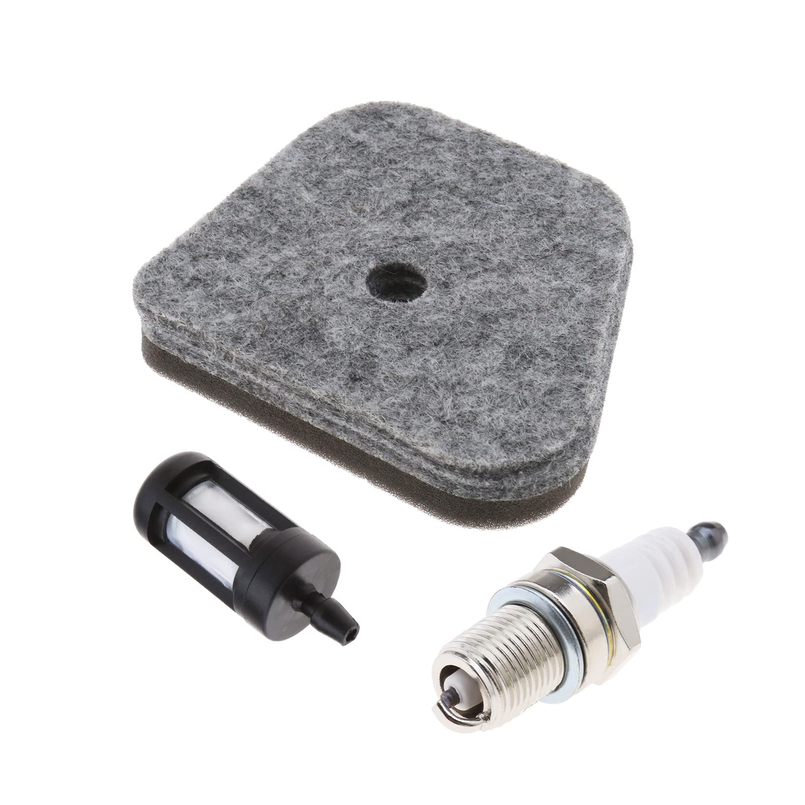 eMagTech 3 Stück Luftfilter Zündkerze Kraftstofffilter Kit CMR6H 4180 120 1800 0000 350 3502 kompatibel mit Stihl KM90 KM90R KM100 KM100R KM130 KM130R FS90 Rasenmäher eMagTech 3 Stück Luftfilter Zündkerze Kraftstofffilter Kit CMR6H 4180 120 1800 0000 350 3502 kompatibel mit Stihl KM90 KM90R KM100 KM100R KM130 KM130R FS90 Rasenmäher von eMagTech