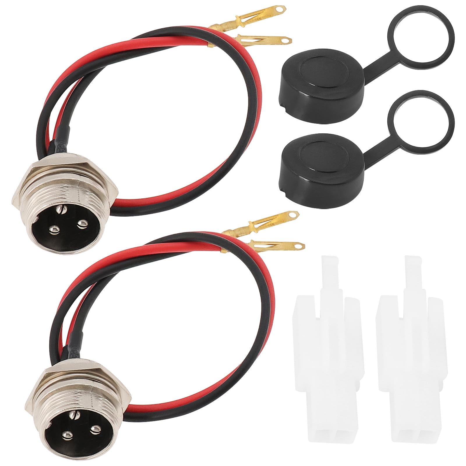 eMagTech 3-poliger Stecker für Elektroroller, kompatibel mit Razor Pocket Mod, kompatibel mit Dirt Quad, kompatibel mit Dirt Rocket MX350, Länge 17 cm, 2 Stück eMagTech 3-poliger Stecker für Elektroroller, kompatibel mit Razor Pocket Mod, kompatibel mit Dirt Quad, kompatibel mit Dirt Rocket MX350, Länge 17 cm, 2 Stück von eMagTech