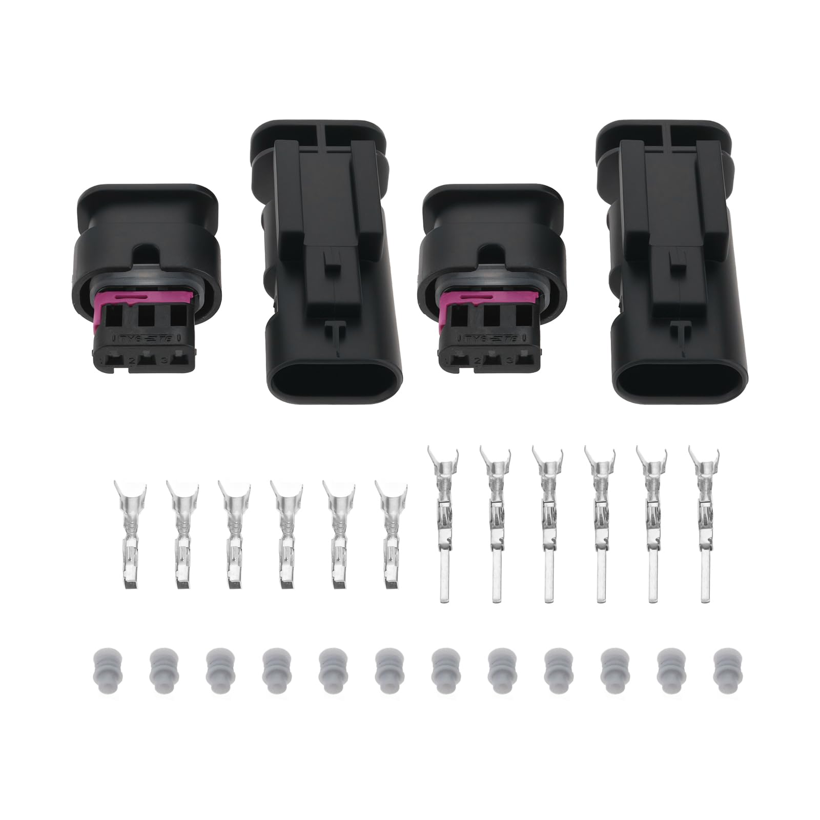 eMagTech 4 x 3-poliger Auto-Lautsprecheranschluss, Auspuffventil, zum Entfernen des Steckverbinders, 1-1718644-1 DJ7033WA 1488991-1, kompatibel mit VW Golf R MK7 MK7.5 MK8 eMagTech 4 x 3-poliger Auto-Lautsprecheranschluss, Auspuffventil, zum Entfernen des Steckverbinders, 1-1718644-1 DJ7033WA 1488991-1, kompatibel mit VW Golf R MK7 MK7.5 MK8 von eMagTech