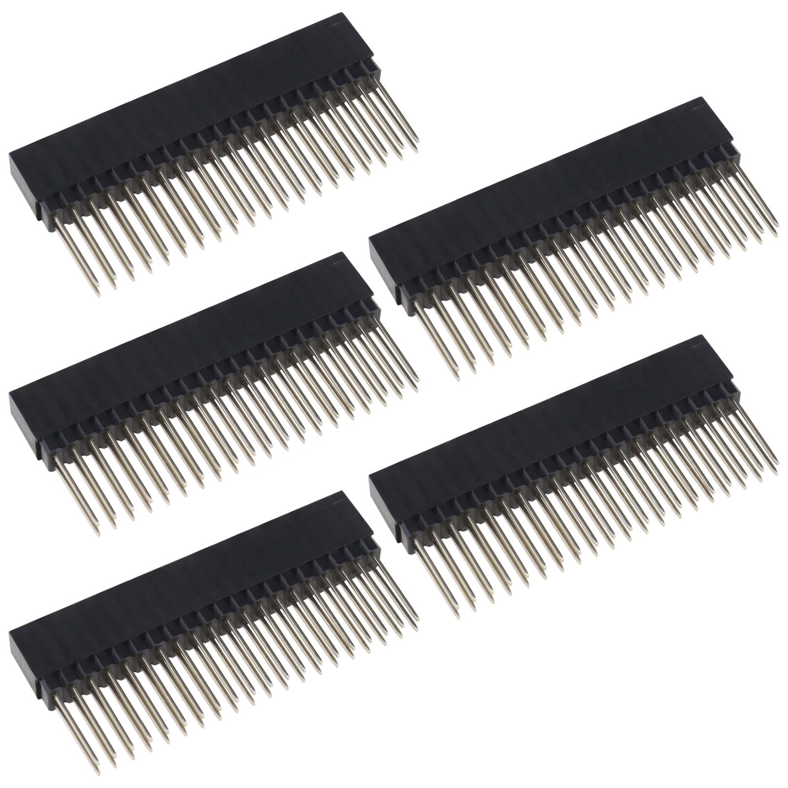 eMagTech 5 Stück Buchsenleiste 2 X 20 Pins Buchsenleiste Zweireihig Gerade Buchsenleiste 40 Pins Buchsenraster Kompatibel mit Raspberry Pi eMagTech 5 Stück Buchsenleiste 2 X 20 Pins Buchsenleiste Zweireihig Gerade Buchsenleiste 40 Pins Buchsenraster Kompatibel mit Raspberry Pi von eMagTech