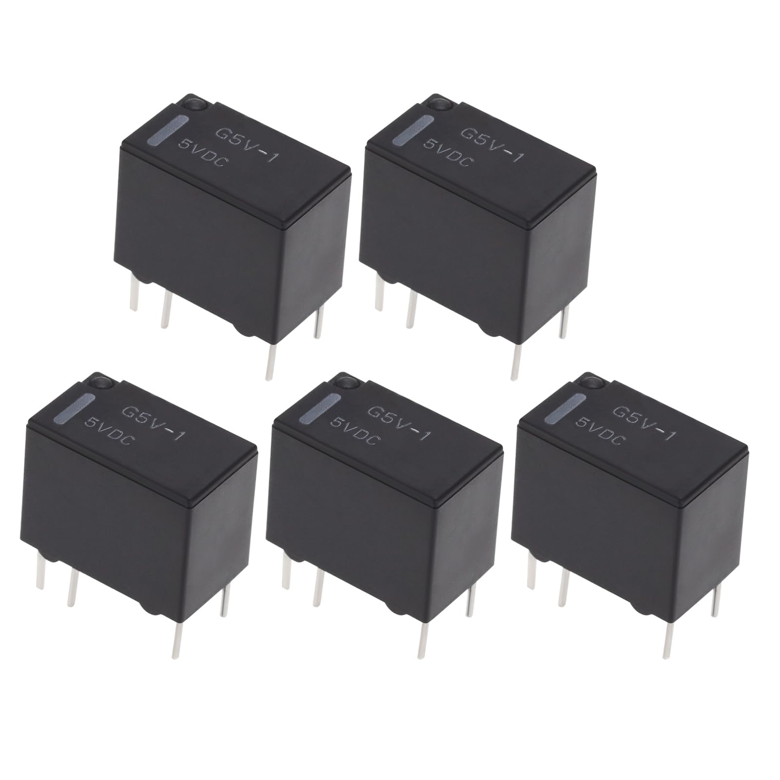 eMagTech 5 Stück G5V-1-DC5V Kleinsignal-Leiterplattenrelais 167Ω Elektromagnetisches Leistungsrelais 6 Pin SPDT-Signalrelais für Anwendung Einschließlich Heimautomatisierung Industrielle Steuerung eMagTech 5 Stück G5V-1-DC5V Kleinsignal-Leiterplattenrelais 167Ω Elektromagnetisches Leistungsrelais 6 Pin SPDT-Signalrelais für Anwendung Einschließlich Heimautomatisierung Industrielle Steuerung von eMagTech