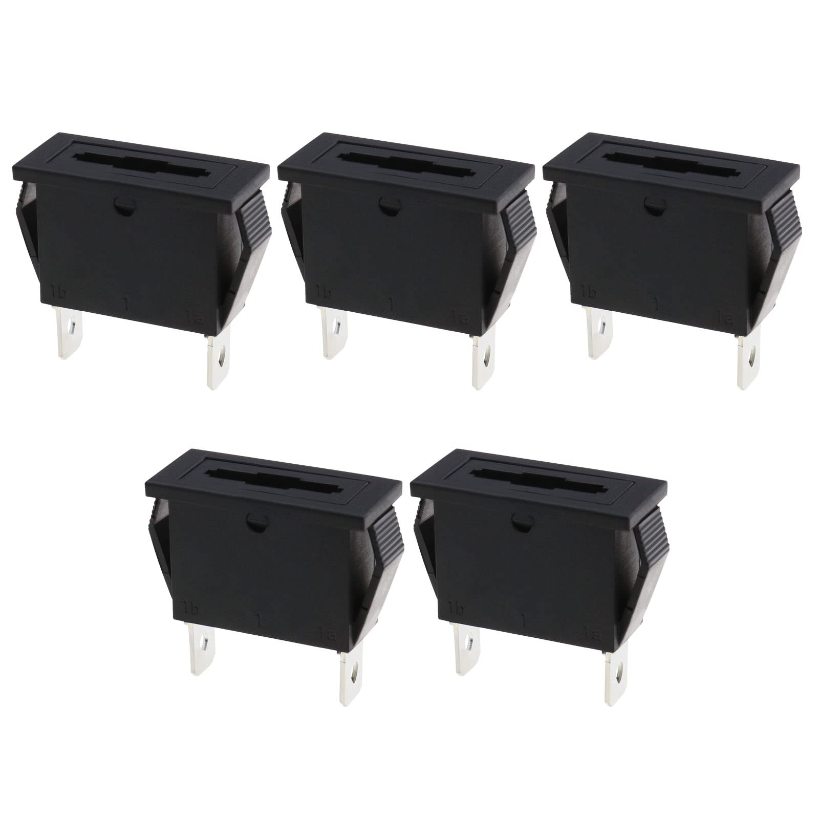 eMagTech 5 Stück Standard-Flachsicherungshalter Panel Oberflächenmontage Flachsicherung Sitz für Auto Van Motorrad Wohnmobil Roller Quad Boot Marine Traktor 12 V 30 A eMagTech 5 Stück Standard-Flachsicherungshalter Panel Oberflächenmontage Flachsicherung Sitz für Auto Van Motorrad Wohnmobil Roller Quad Boot Marine Traktor 12 V 30 A von eMagTech