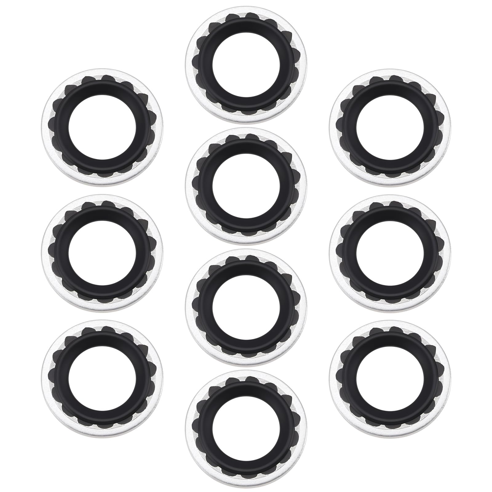 eMagTech Dichtungsscheiben-Set für Den Anschluss der Autoklimaanlage Kompressor O-Ring 28 Mm Kompatibel mit Opel Kompatibel mit Saab Kompatibel mit Luxun Schwarz 10 Stück eMagTech Dichtungsscheiben-Set für Den Anschluss der Autoklimaanlage Kompressor O-Ring 28 Mm Kompatibel mit Opel Kompatibel mit Saab Kompatibel mit Luxun Schwarz 10 Stück von eMagTech