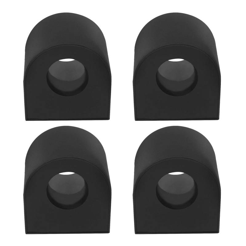 eMagTech Gummi-Kraftstofftank-Lagerdichtung Lochdurchmesser 11 Mm Höhe 18 Mm Länge 24 Mm Kompatibel mit Simson Motorrad-Kraftstofftank S51 Schwarz 4 Stück von eMagTech