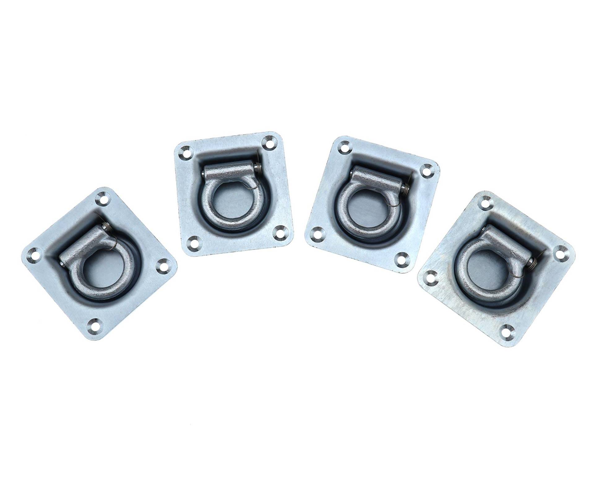 eMagTech 4 Stück versenkte Zurrringe für Anhänger Zink eMagTech 4 Stück versenkte Zurrringe für Anhänger Zink von eMagTech