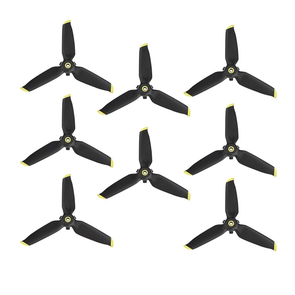 4 Paar kompatible FPV-Drohnenpropeller Kompatibel mit Quadcopter-Zubehör(4PAIRS GOLDEN) von eRgDFS