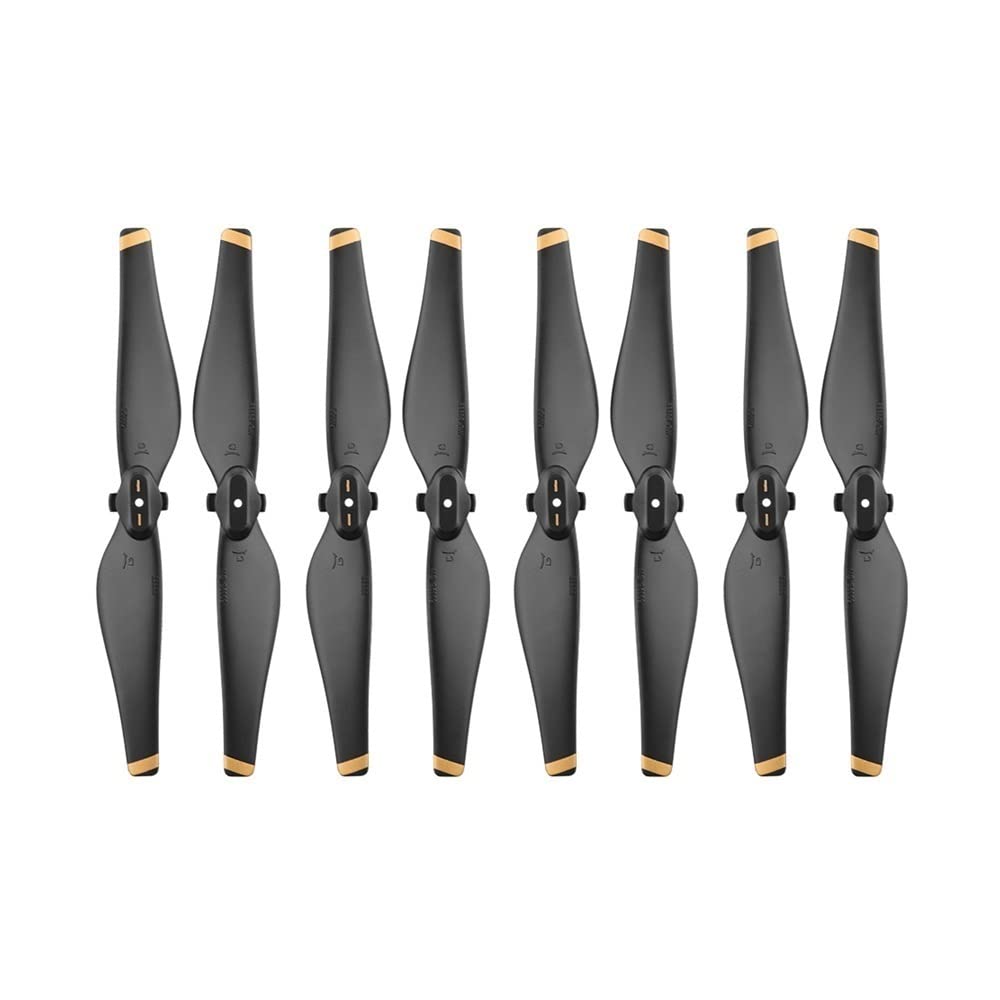 D Air Drone kompatibel 8PCS Ersatzpropeller Schnellverschluss Ersatzteile Schraubenflügelventilator(BLACK GOLD) von eRgDFS