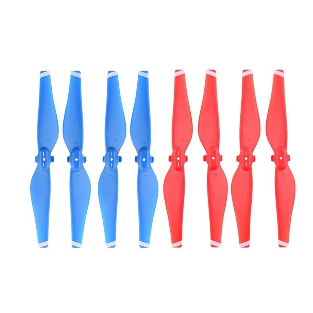 D Air Drone kompatibel 8PCS Ersatzpropeller Schnellverschluss Ersatzteile Schraubenflügelventilator(BLUE RED) von eRgDFS