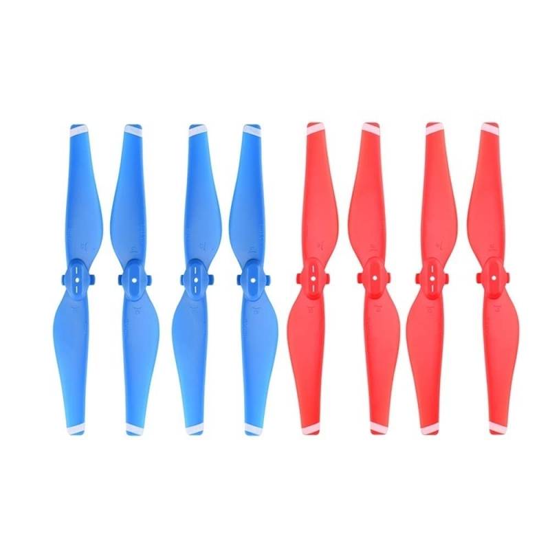 D Air Drone kompatibel 8PCS Ersatzpropeller Schnellverschluss Ersatzteile Schraubenflügelventilator(BLUE RED) von eRgDFS