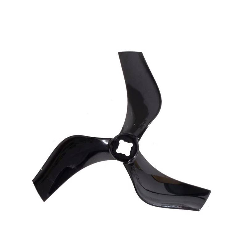 D75 75mm Kanal 3-Propeller Kompatibel mit RC FPV Freestyle 3 Zoll Cinewhoop kompatible Kanaldrohnen DIY Teile(2PAIRS BLACK) von eRgDFS