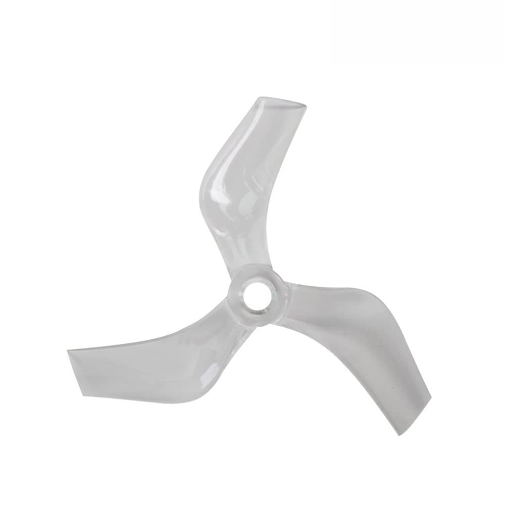 D75 75mm Kanal 3-Propeller Kompatibel mit RC FPV Freestyle 3 Zoll Cinewhoop kompatible Kanaldrohnen DIY Teile(2PAIRS CLEAR) von eRgDFS