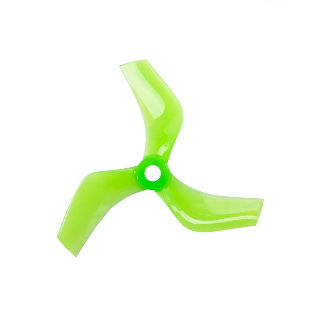 D75 75mm Kanal 3-Propeller Kompatibel mit RC FPV Freestyle 3 Zoll Cinewhoop kompatible Kanaldrohnen DIY Teile(2PAIRS GREEN) von eRgDFS