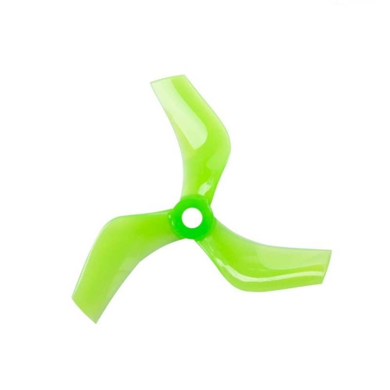 D75 75mm Kanal 3-Propeller Kompatibel mit RC FPV Freestyle 3 Zoll Cinewhoop kompatible Kanaldrohnen DIY Teile(2PAIRS GREEN) von eRgDFS